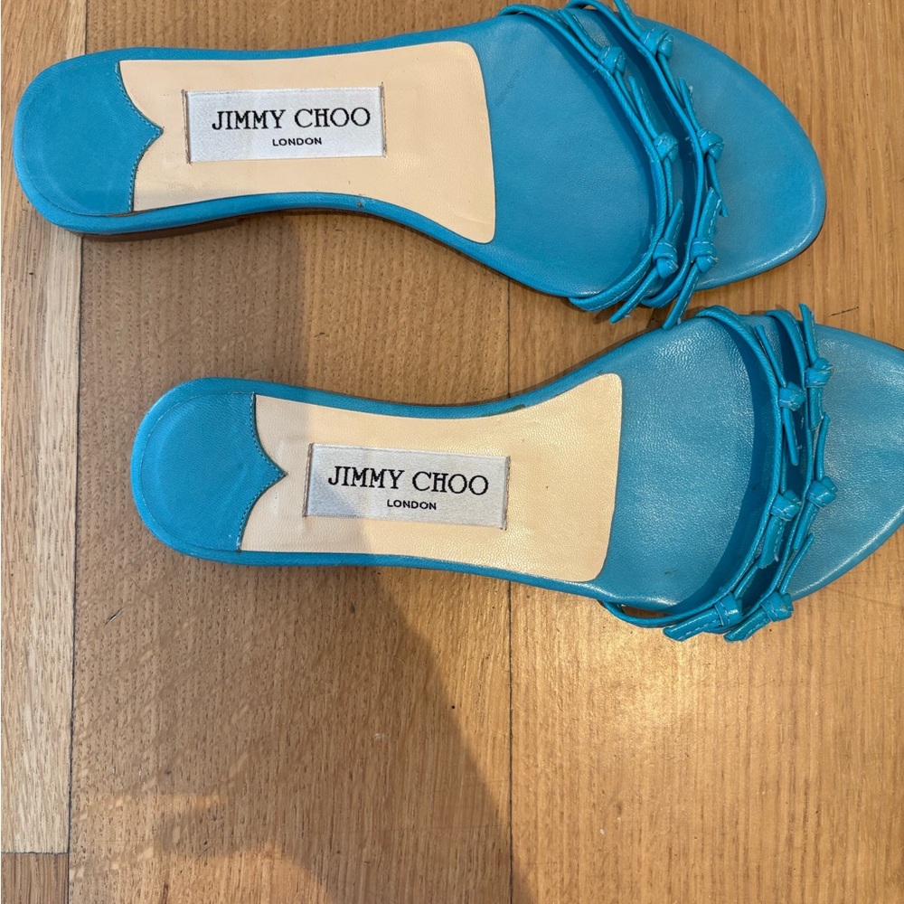 Jimmy Choo Blue Women's Sandals, size 5